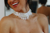 Lace and Pearl Bridal Choker