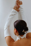 Detachable Soft Satin Bridal Sleeves