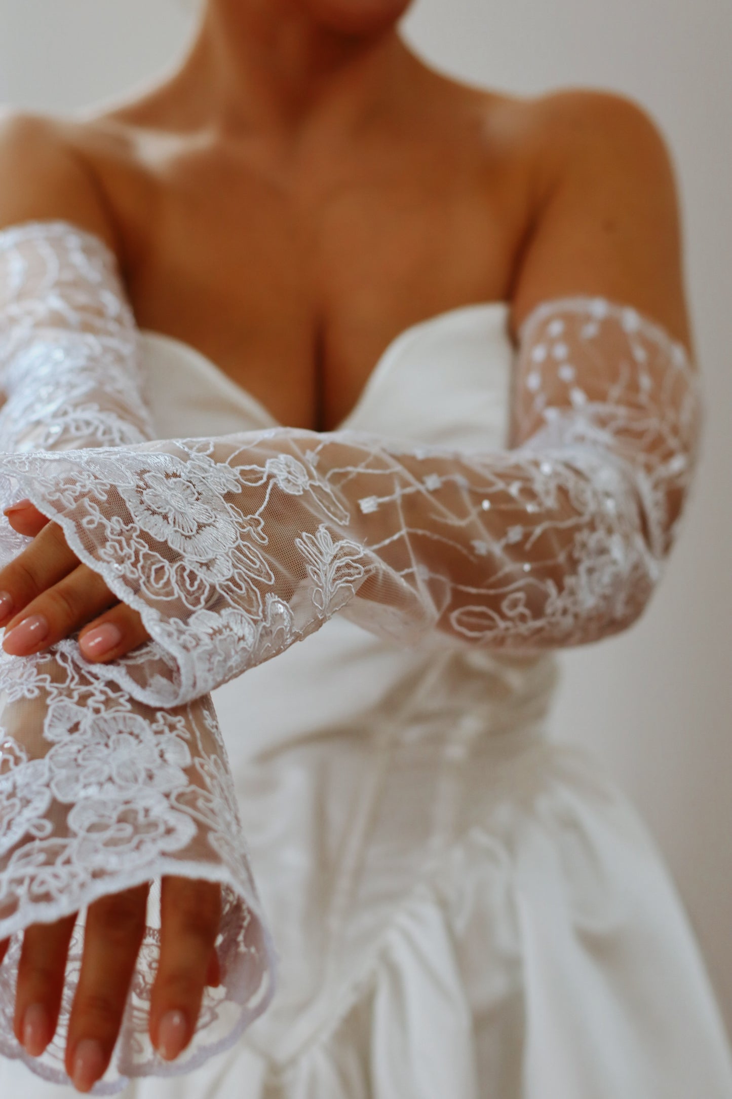 Limited Edition Lace & Sequin Wedding Sleeves