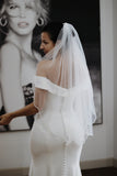 Pearl Edge Wedding Veil