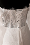 Evelyn Lace Mini Bridal Dress