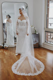Chantilly Lace Cathedral Wedding Veil