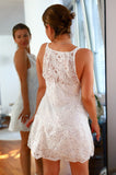 Babydoll Lace Mini Dress