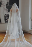 Lace Cathedral Wedding Veil