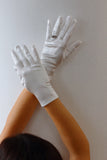 Plain Satin Bridal Gloves