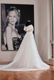 Bridal Layered Tulle Overskirt