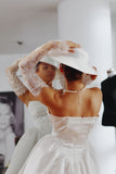 Detachable Eyelash Lace Wedding Sleeves