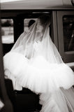 Cathedral Ruffled Wedding Veil