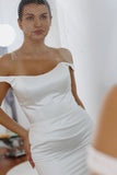 Bridget ~ Satin Corset Bridal Dress