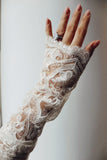 Short Lace Wedding Cuffs