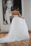 Detachable Bridal Tulle Overskirt