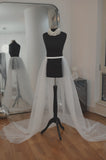 Detachable Bridal Overskirt