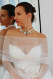 Luxury Tulle Shawl & Sleeve Set