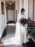 Sample - Boho Long Sleeve Bridal Gown