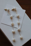 Bridal Pearl Drop Earrings - Velo Bianco