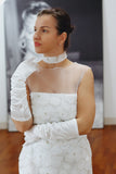 beaded bridal choker