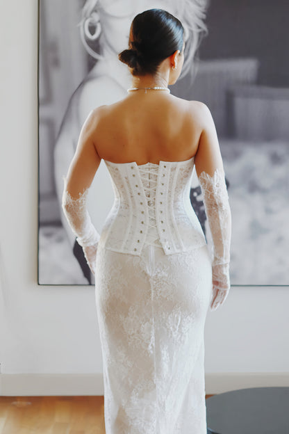 Basque Waist Bridal Corset