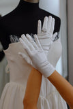 Plain Satin Bridal Gloves