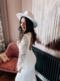 Sample - Boho Long Sleeve Bridal Gown