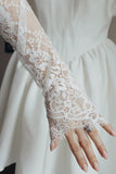 Chantilly Lace Wedding Sleeves