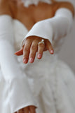 Detachable Soft Satin Bridal Sleeves