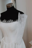 Chantilly Lace Sleeves and Lace Trim Set – Bridal Gown Accessory with Lace Border