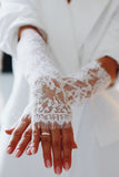 Chantilly Lace Wedding Sleeves