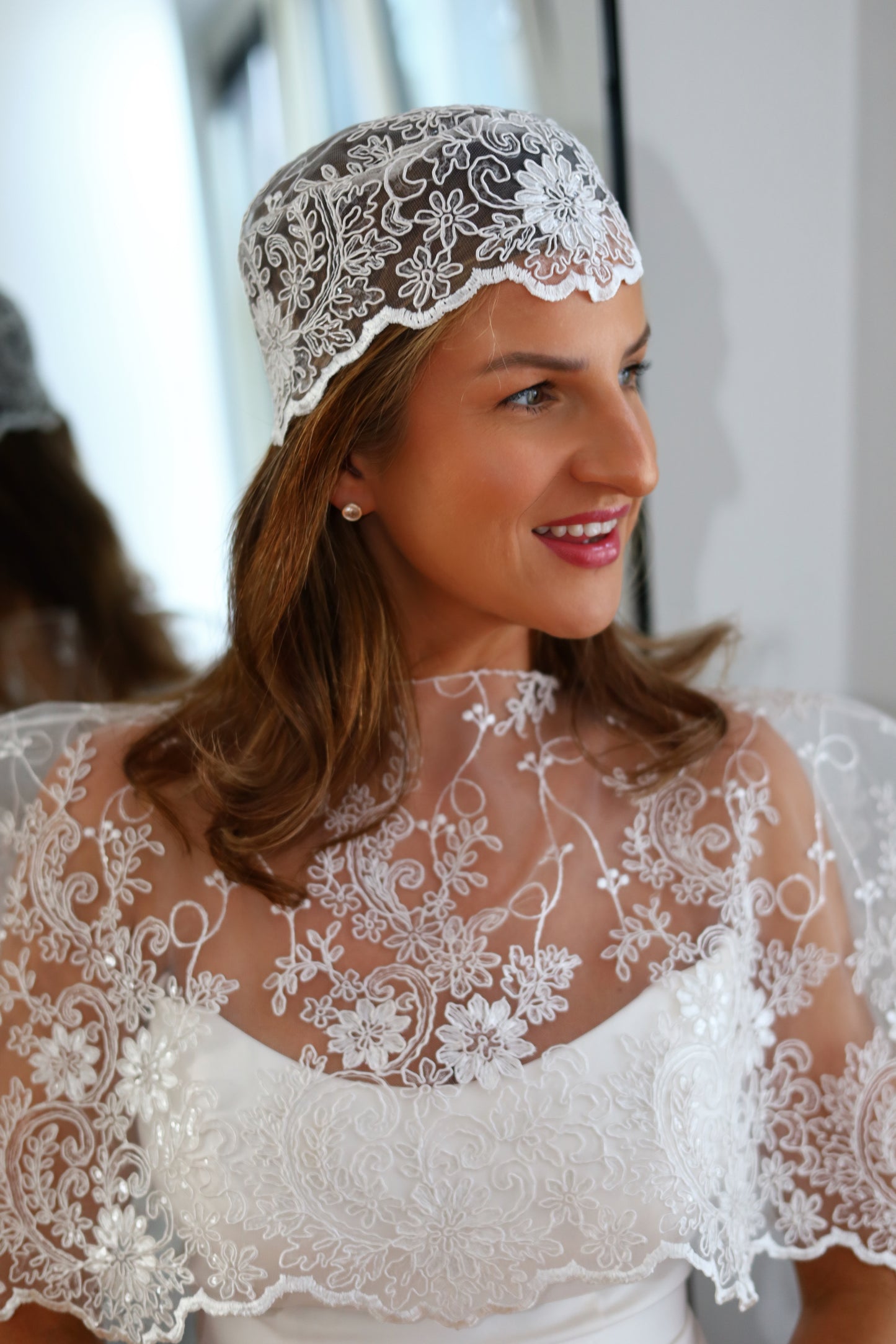 Juliette Bridal Cap