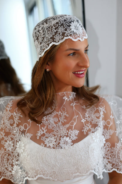 Juliette Bridal Cap