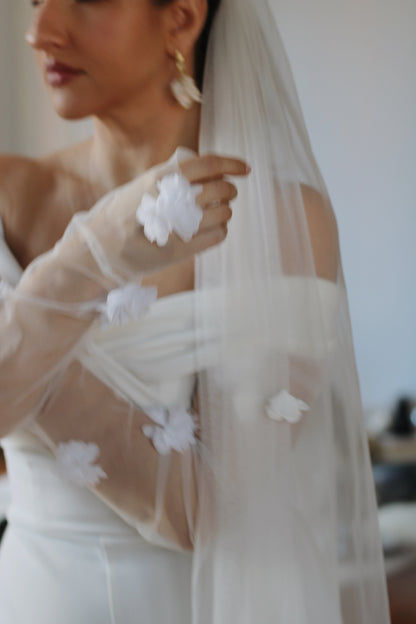 Summer Bridal Sleeves - Velo Bianco
