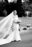 Orla ~ Luxury Crepe Wedding Dress