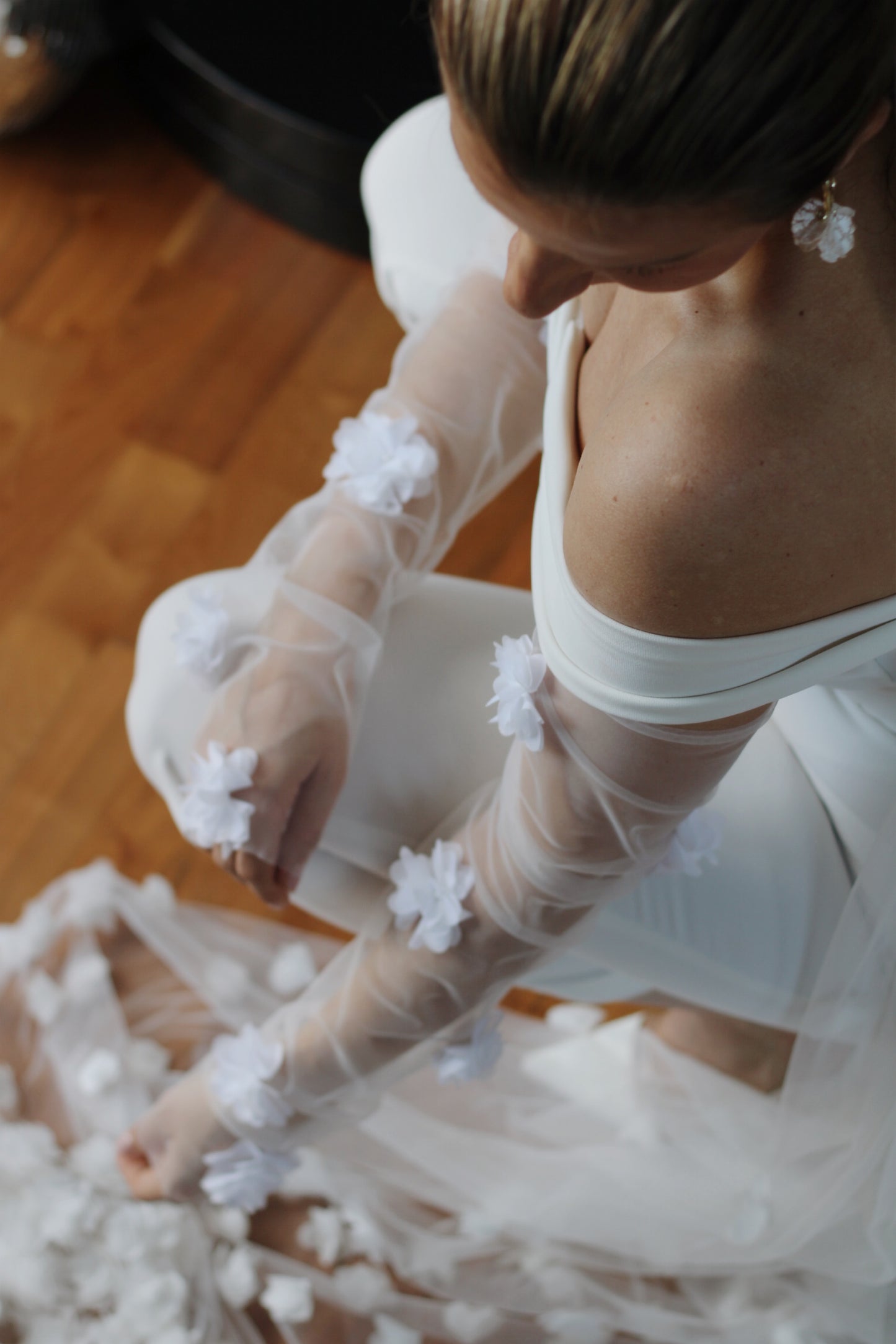 Summer Bridal Sleeves - Velo Bianco