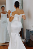 Bridget ~ Satin Corset Bridal Dress