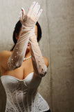 Pearl Tulle Bridal Gloves