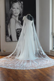 French Lace Cathedral Wedding Veil