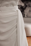 Deatchable Bridal Chiffon Overskirt