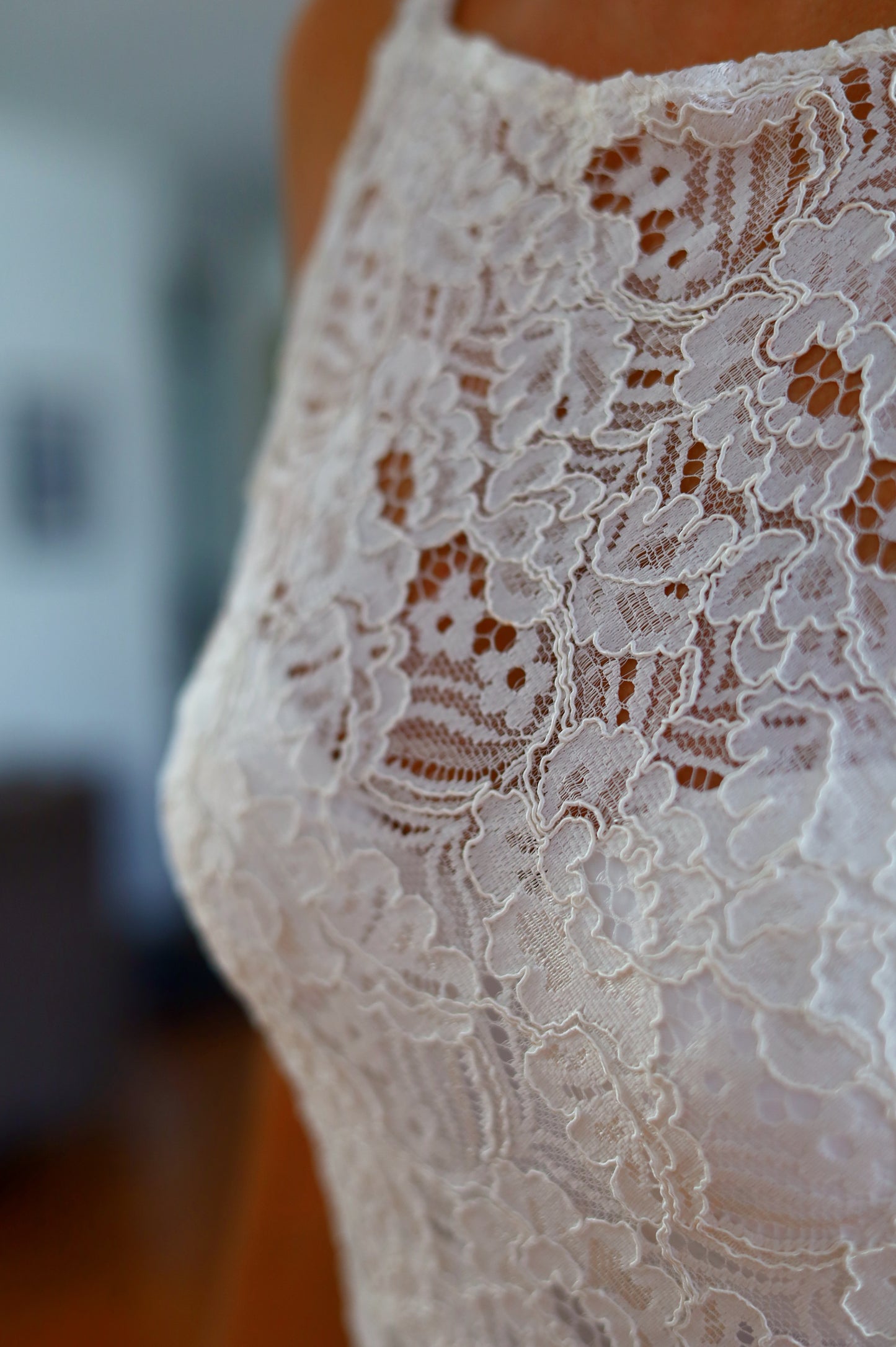 Babydoll Ruffled Lace Dress