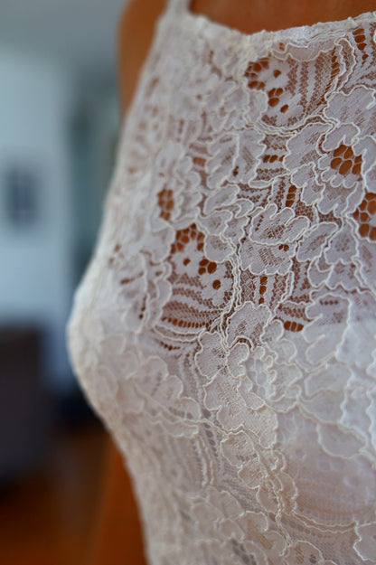 Babydoll Ruffled Lace Dress
