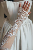 Luxury Lace Appliqué Wedding Sleeves