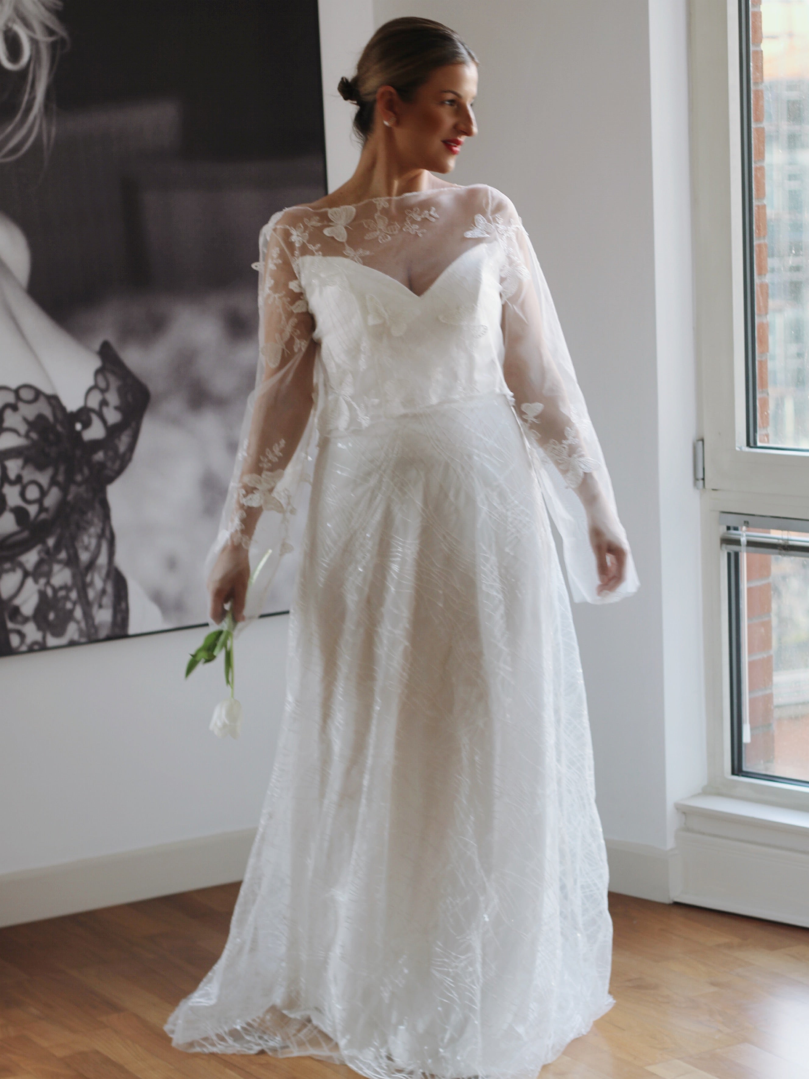 Butterfly Bridal Top