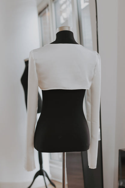 Bridal Satin Bolero Jacket