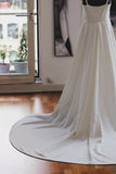 Rose Square Neckline Bridal Gown