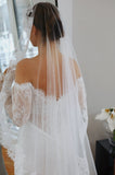 Chantilly Lace Cathedral Wedding Veil