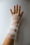 Short Fingerless Wedding Gloves