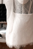 Evelyn Lace Mini Bridal Dress