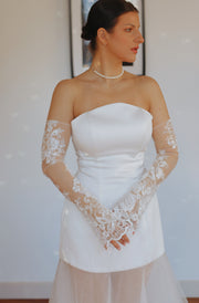 Luxury Lace Appliqué Wedding Sleeves