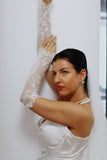 Elegant Chantilly Lace Bridal Sleeves