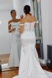Bridget ~ Satin Corset Bridal Dress