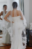 Chantilly Lace Drop Wedding Veil