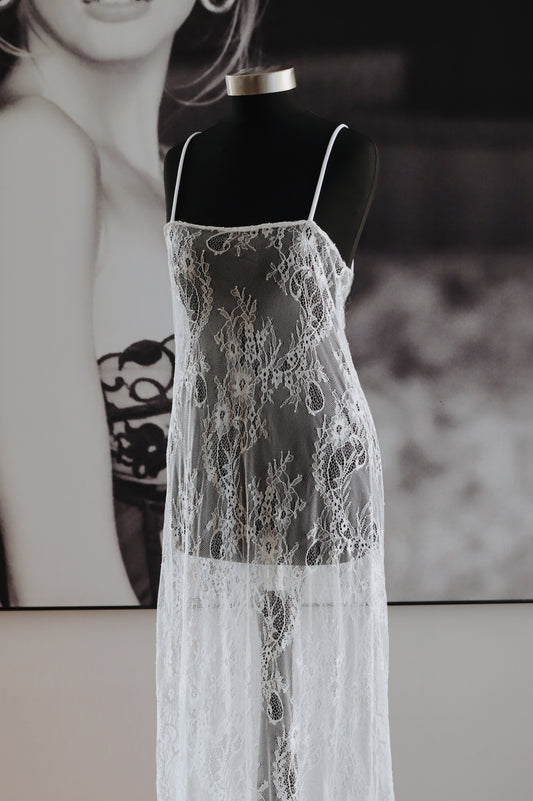 Lace Slip Maxi Dress